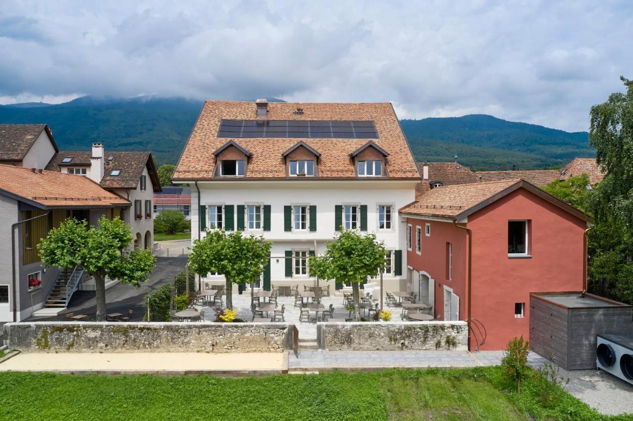 Auberge La Croix-Blanche Gingins Dış mekan fotoğraf